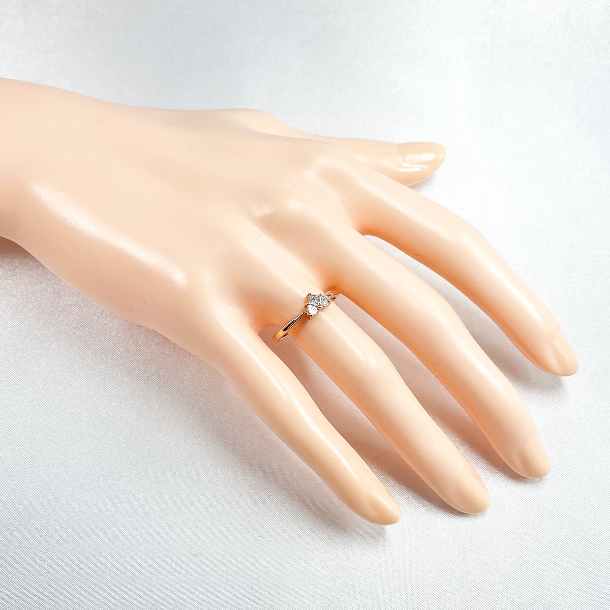 K18PG 天然ダイヤモンド 0.23ct リング K18PG 天然ダイヤモンド 0.23ct リング | JEWELRY LAND Official