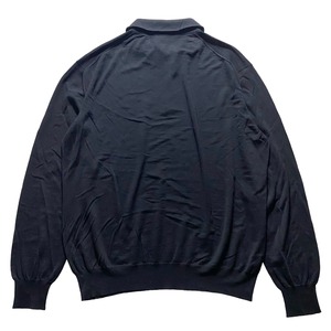BRIONI black half zip sweater