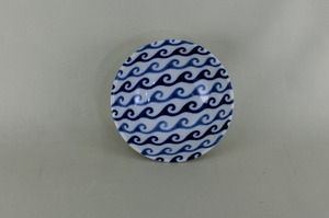 藍小紋伝統柄シリーズ　小鉢（波紋）