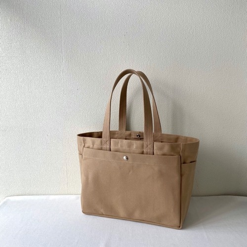 【全6色】「ボックストート」通勤サイズ／アルマダ8号帆布【受注制作】