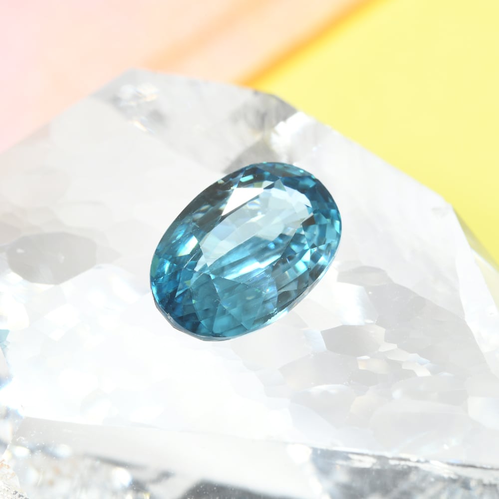 ブルージルコン 4.495ct #JW1722 | EBiS GEM