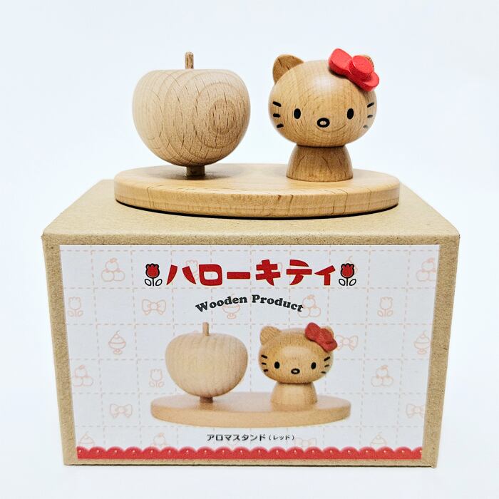 ニチガン アロマスタンド レッド 木製雑貨 雑貨 キティ サンリオ 木製