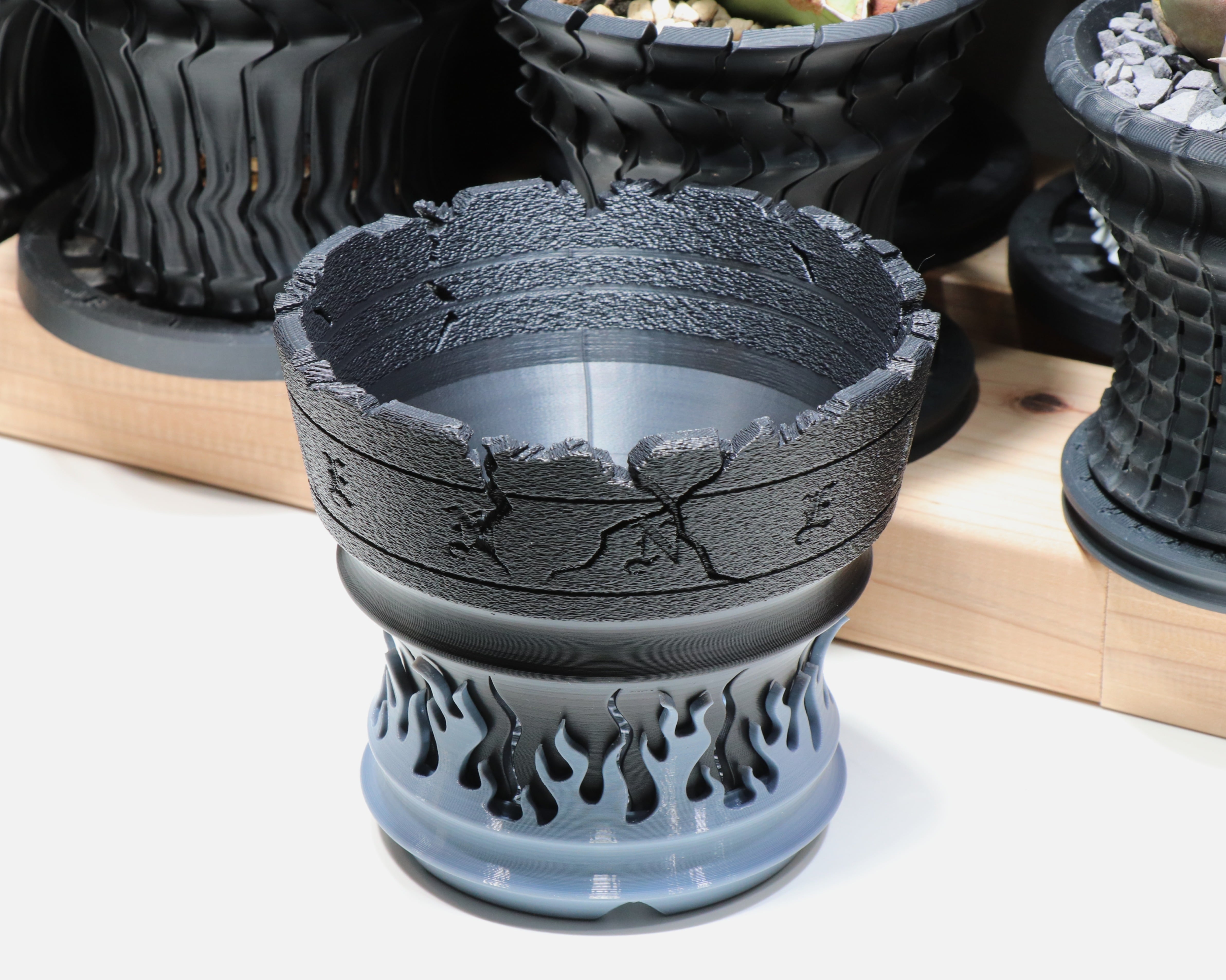 植木鉢 4号～6号｜炎影鉢-CLASSIC- ENNEI（作家鉢・アガベ・多肉植物