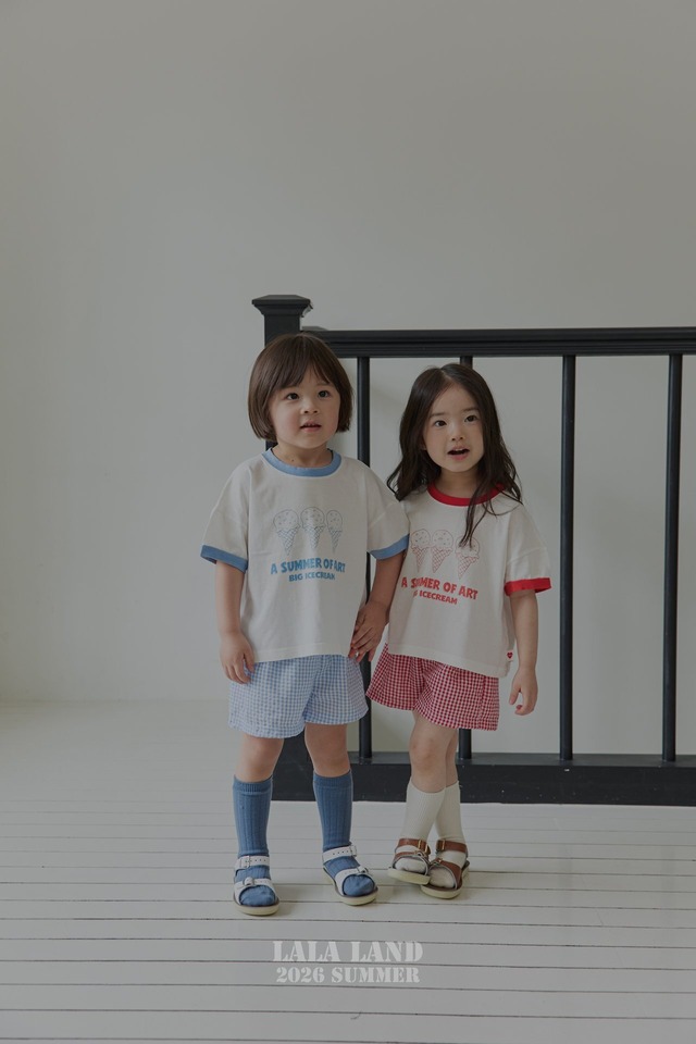 《予約》送料無料【lalaland】Seersucker Check Shorts