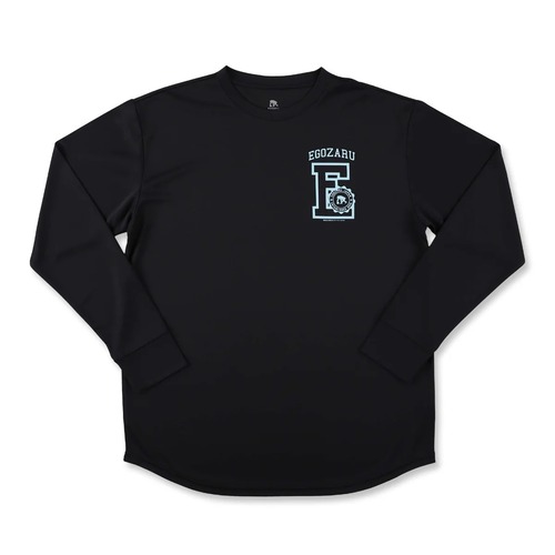 EGOZARU  カレッジロゴ ロングスリーブTシャツ