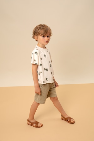 T-SHIRT ORSO JERSEY - OFF WHITE / FRESH (12M-24M) / STUDIO BOHEME PARIS