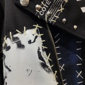 最高級ギャバウール リメイクライダースジャケット REMAKE WOOL RIDERS JACKET BLACK 【rd09】