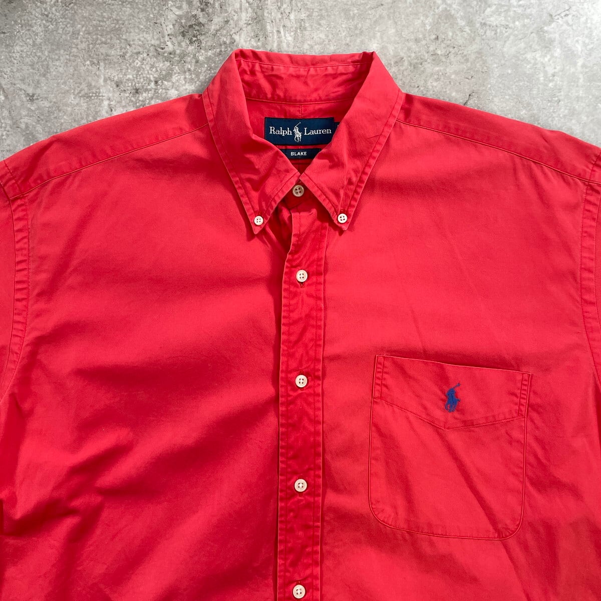 90年代 Ralph Lauren ラルフローレン BLAKE 半袖シャツ メンズXL相当