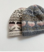 〖取寄〗韓国子供服 / 26winter / minirobe / フラワージャガードビーニー / キッズ *FREE*