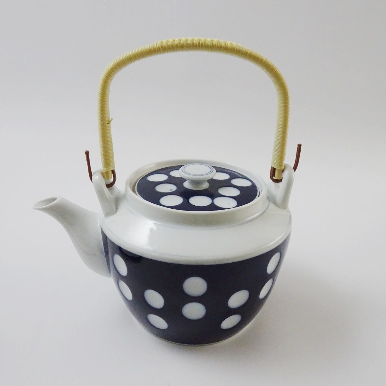 水玉8号土瓶 茶こし付(1ヶ入ダンボール)