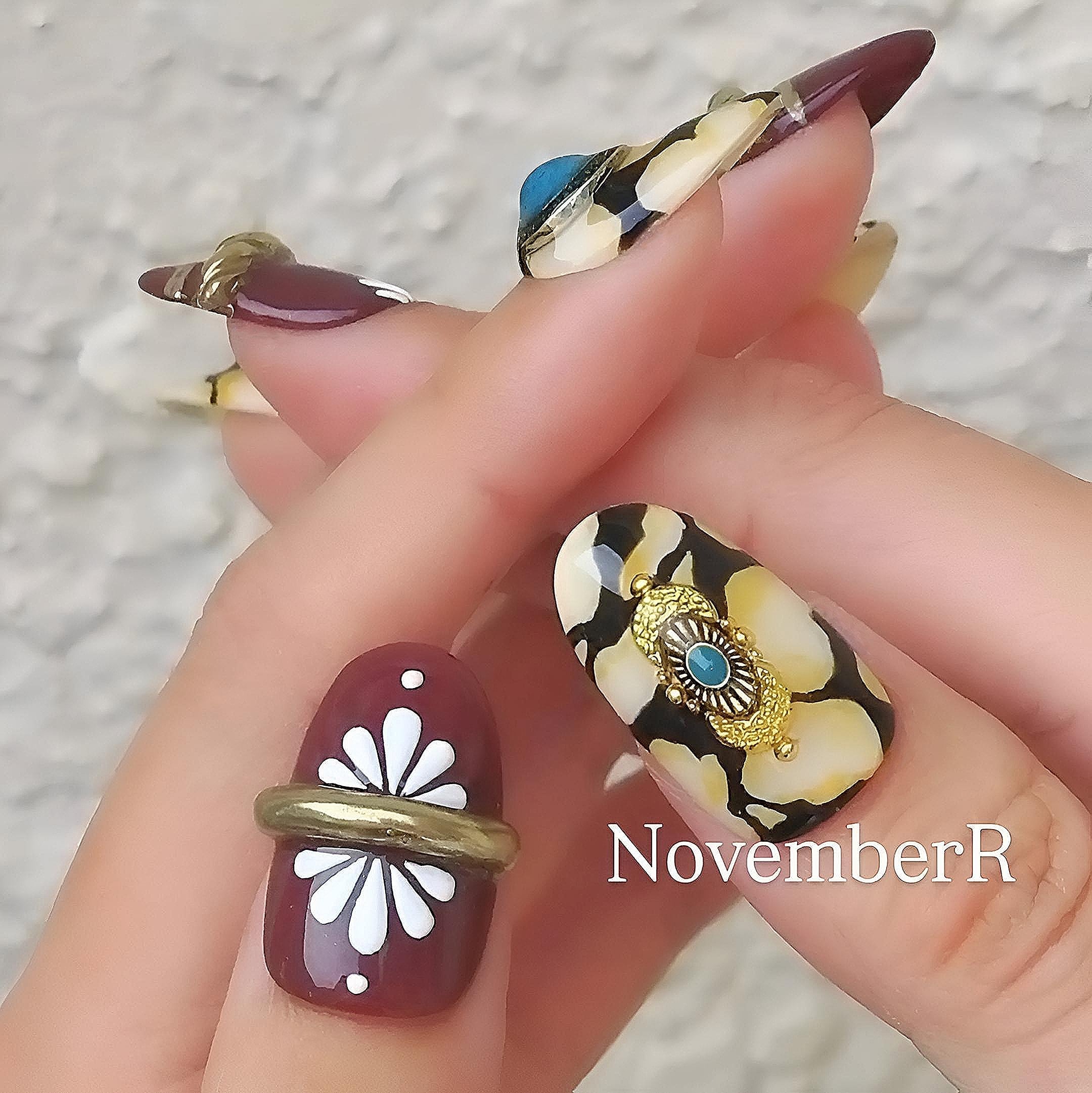 LA884☆ウエスタンデザインネイルチップ | NovemberR 〰️ネイルチップ