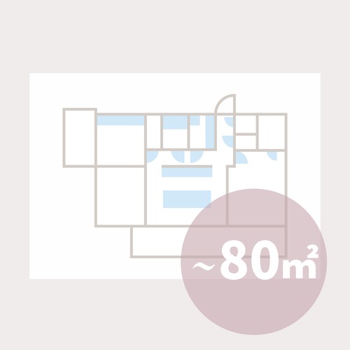 フロアプラン ～80㎡まで
