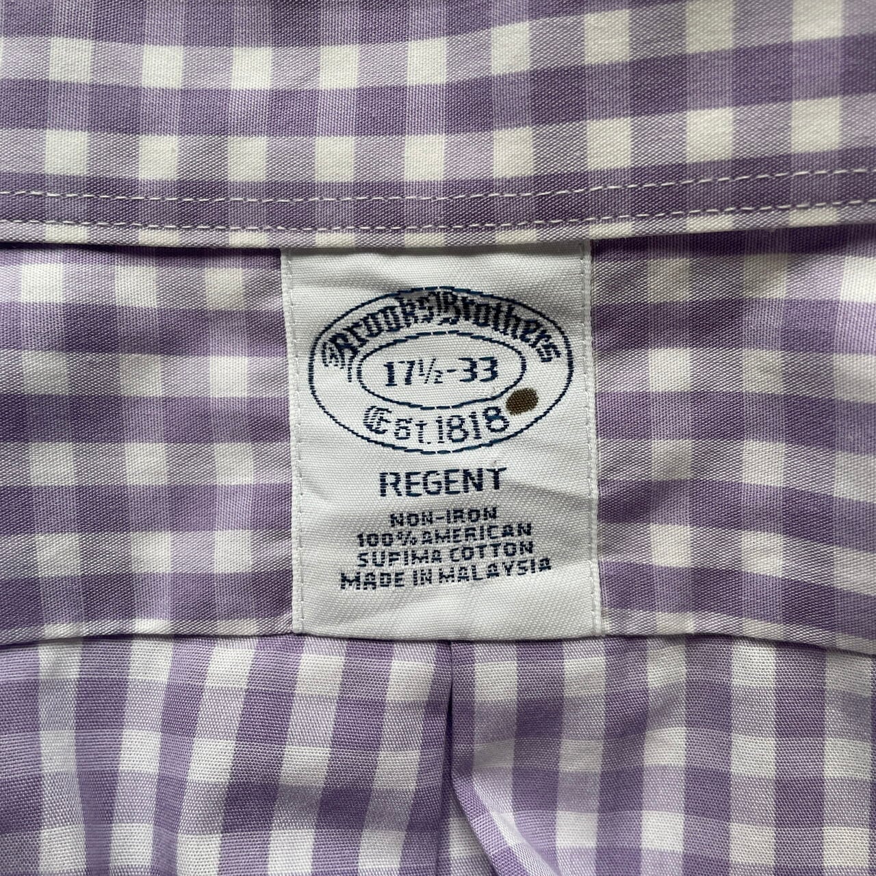 Brooks Brothers ブルックスブラザーズ ギンガムチェック ブロード