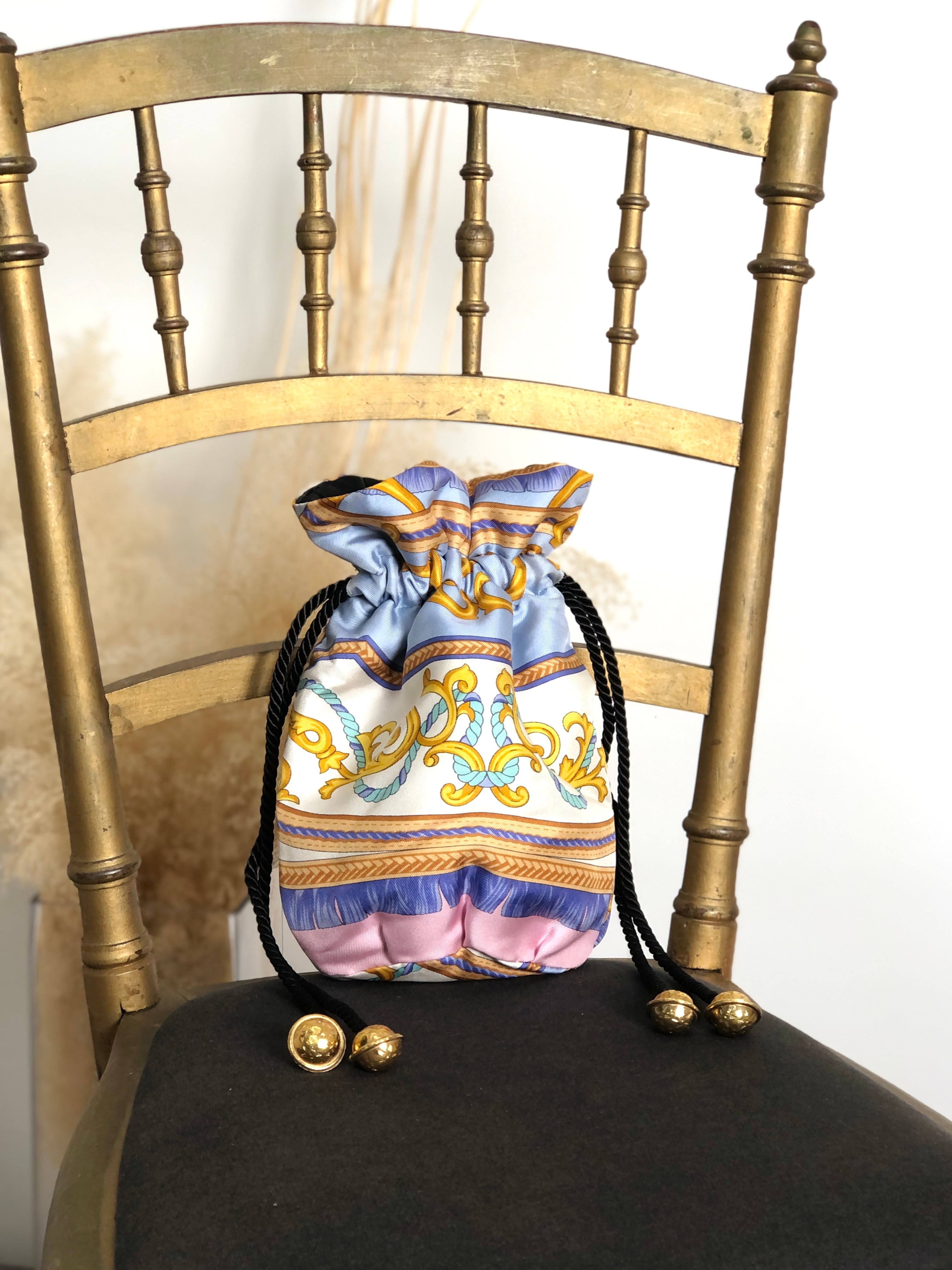 SALE期間限定希少CELINE ヴィンテージバケツ巾着バッグ CELINE（セリーヌ） 美品 ヴィンテージ マカダム バケツ 巾着型