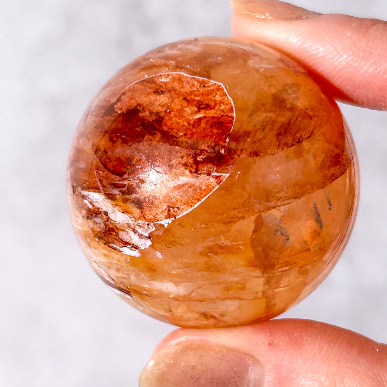 ファイヤークォーツ・ゴールデンヒーラー スフィア