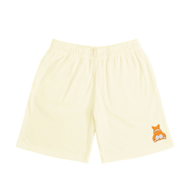FLUFFY BUM Relax Pile Shorts -Salt-　[B0014]