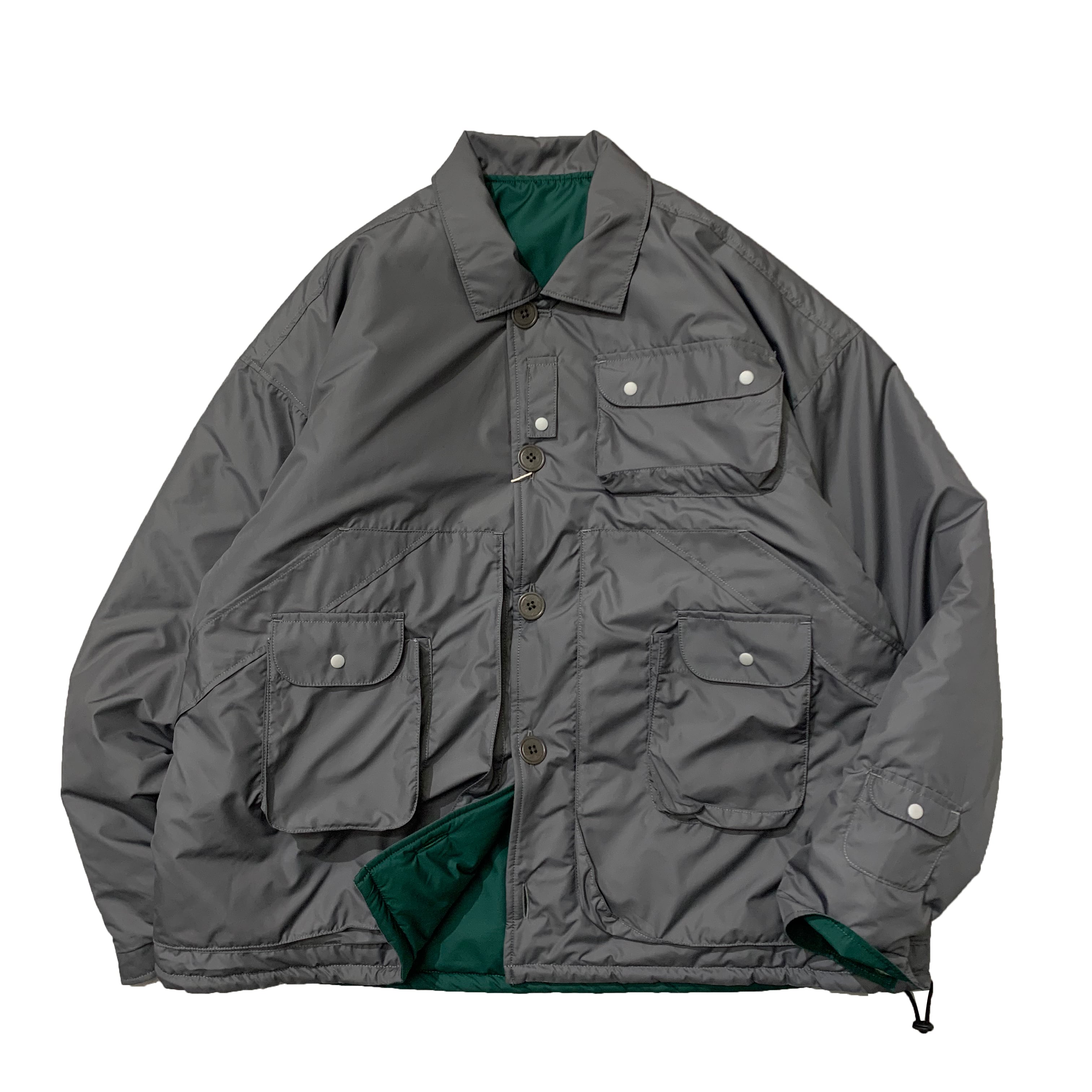 NOROLL / TWO FACE JACKET -GREY x GREEN- | THE NEWAGE CLUB powered by BASE