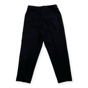 JURGEN LEHL ヨーガンレール 麻混 ウール パンツ ボトムス サイズ L /ブラック/レディース