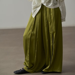 tuck wide pants　k-0253