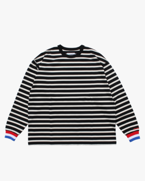 TRANSPORT Trico Border L/S  BLACK/WHITE