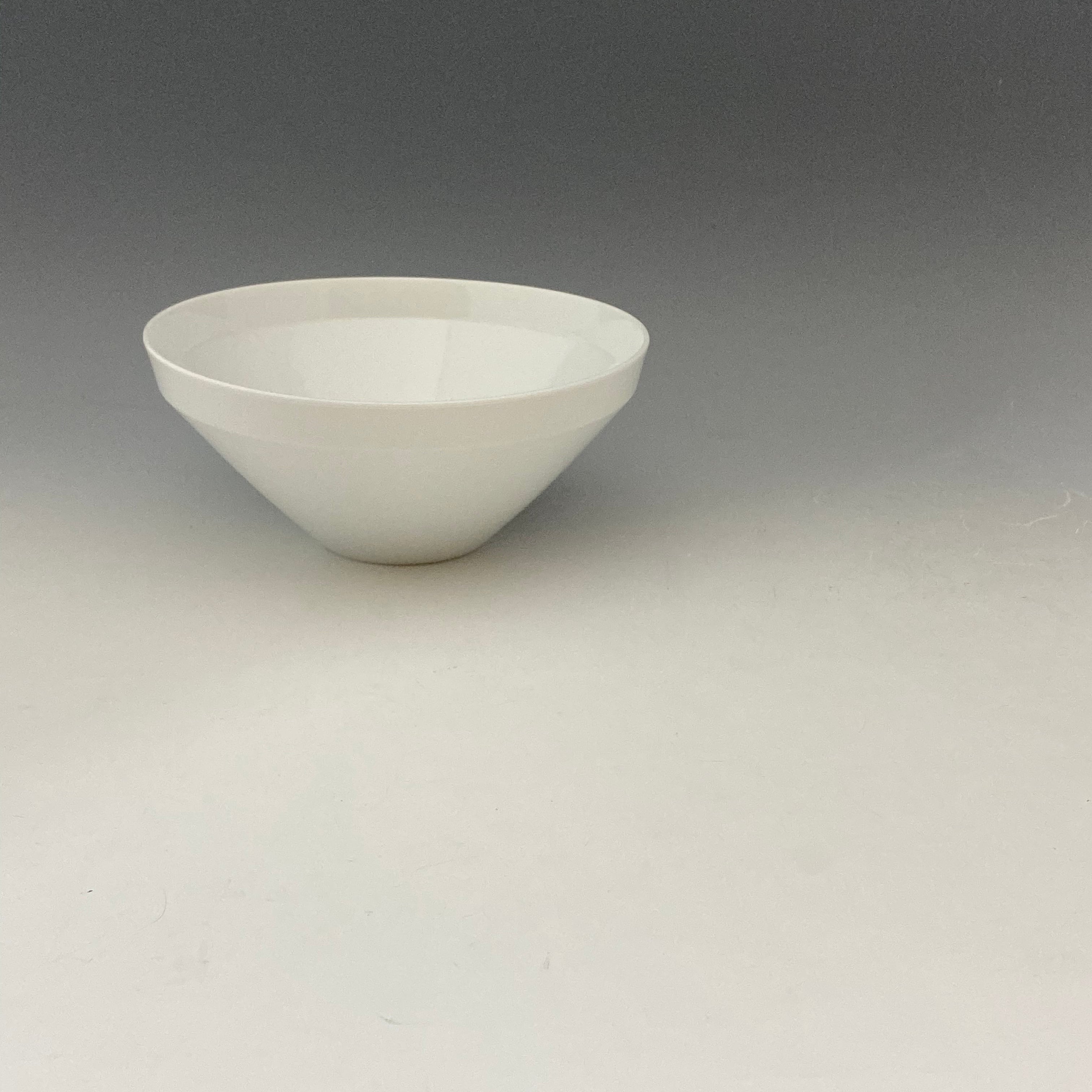 中尾純】白磁鉢(深) | 中仙窯