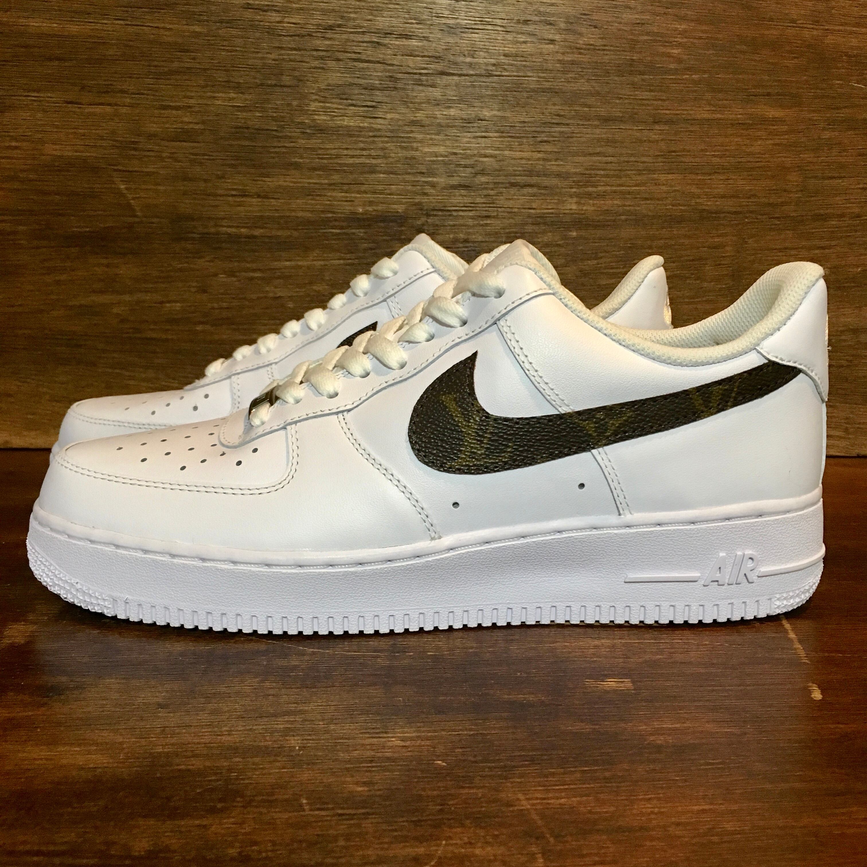 NIKE AIR FORCE 1 `07 Low White / Louis Vuitton / 27.5cm ...