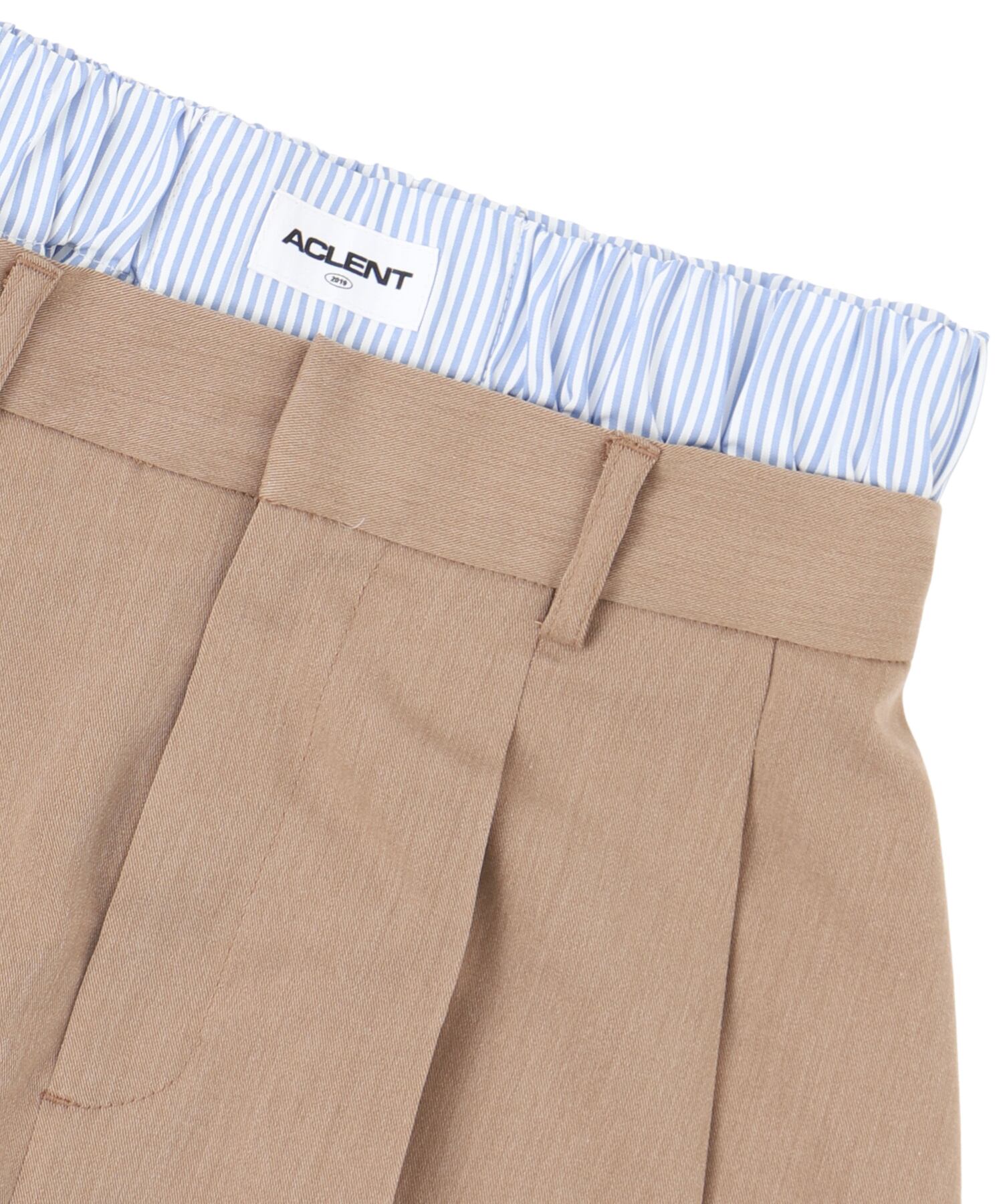 Layered pleats mini skirt | ACLENT（アクレント）