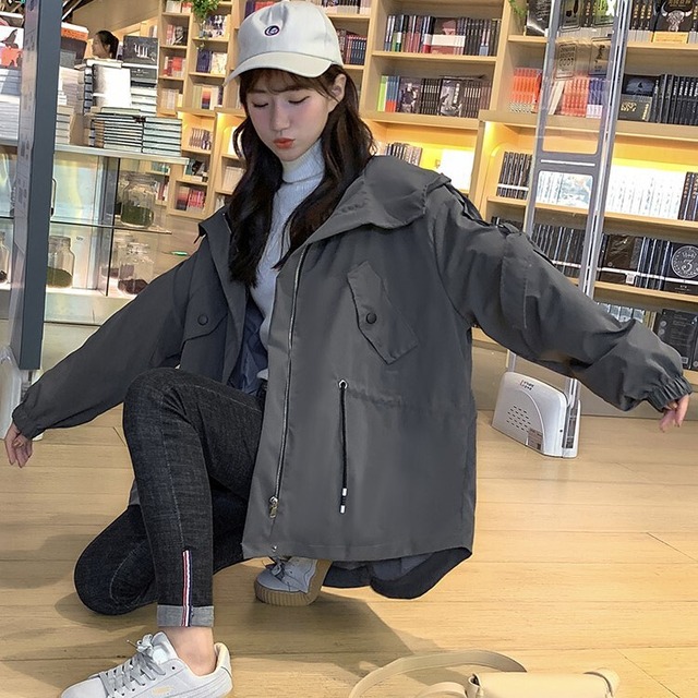 大きいサイズ 小さいサイズ 全4色 レディース アウター ジャケット マウンテンパーカー モッズコート 羽織 無地 フード付 オーバーサイズ ミディアム丈 防寒 シンプル 大人可愛い カジュアル ゆったり デイリー デート お出かけ アウトドア 春 秋 かわ大 かわ小