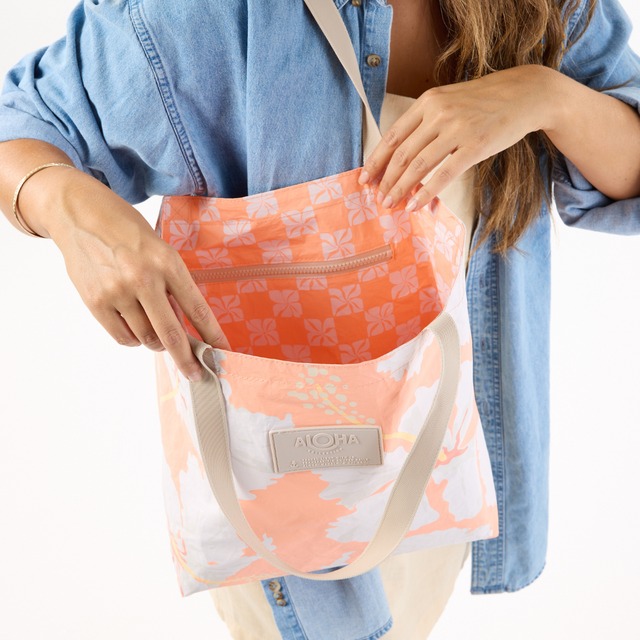 Taha'a Peachy Reversible Tote / ALOHA Collection アロハコレクション