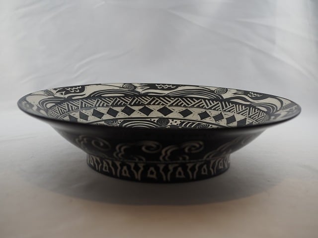 矢島操] 28 カキオトシ大鉢 双虎 | うつわshizen