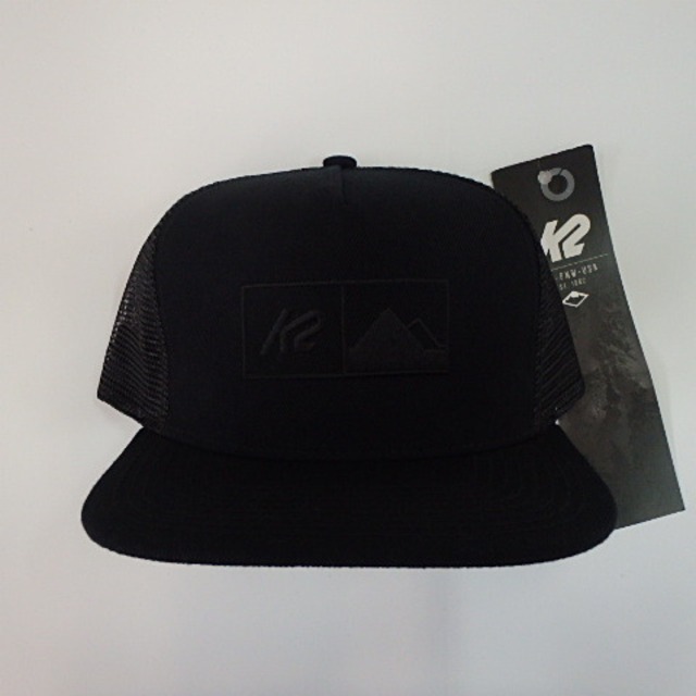 K2（ケーツー）：TRUCKER HAT BLACK