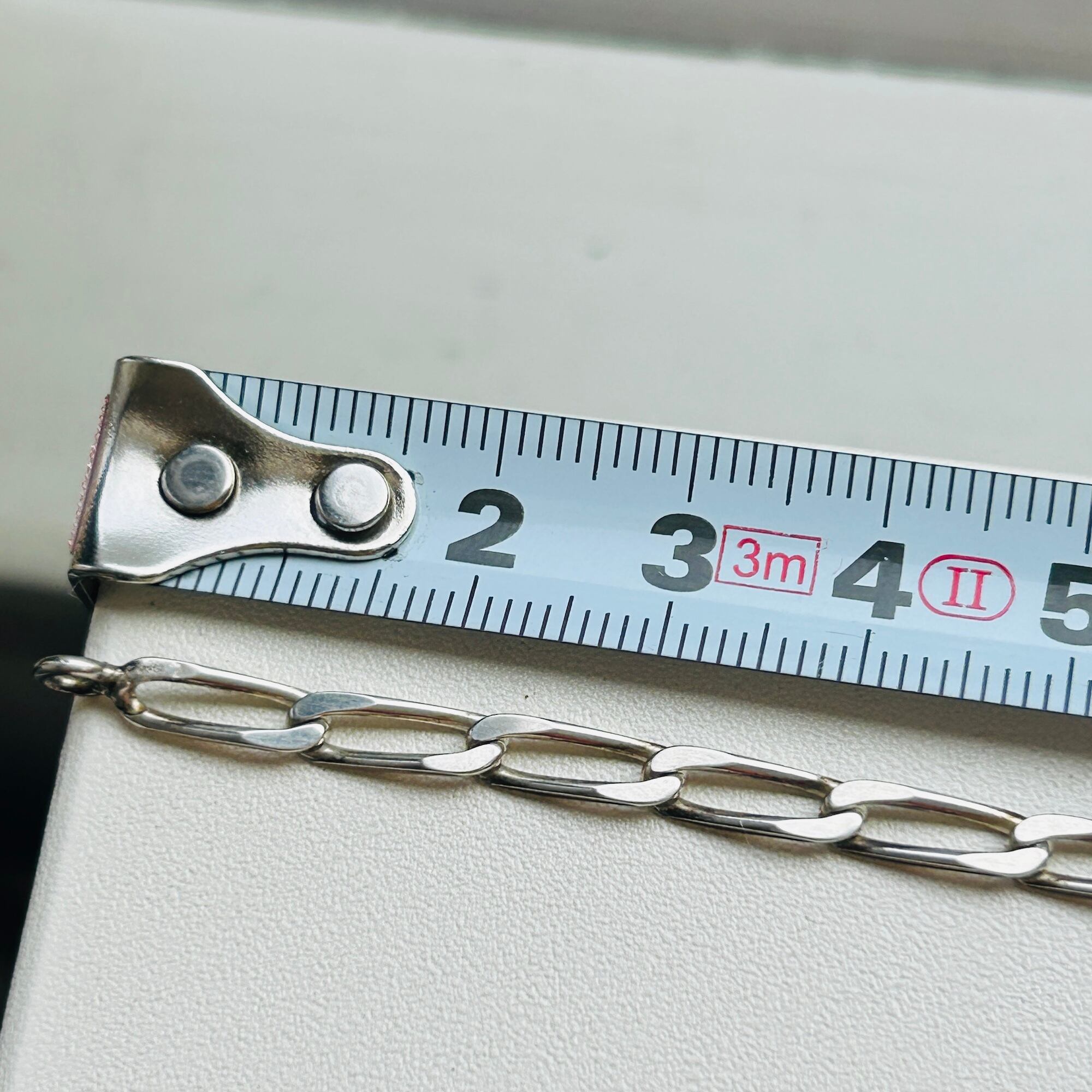 フランスシルバー800 OLD stock IDブレスレット（18cm / 4.9g） | Milo
