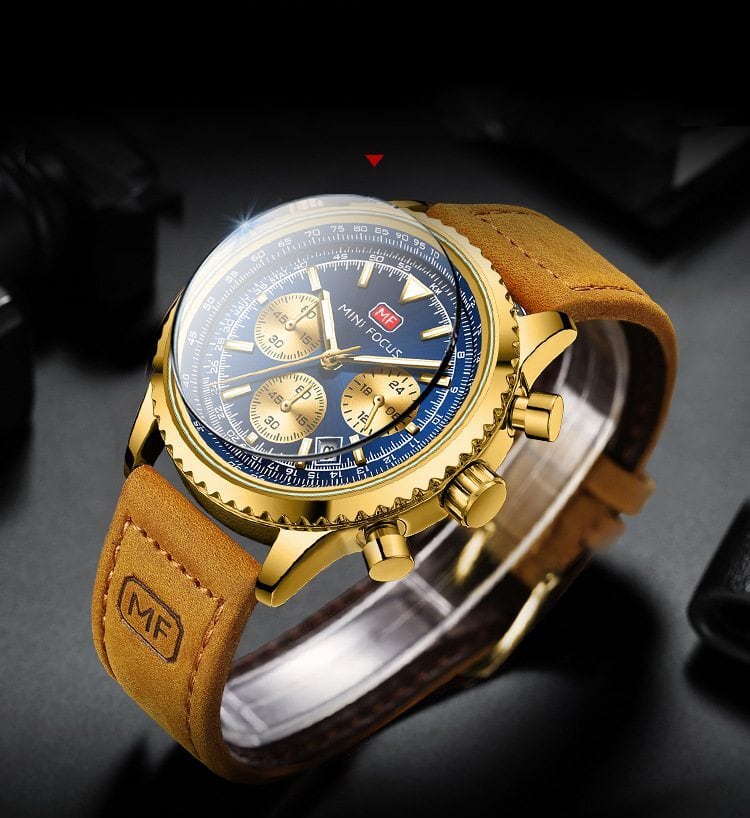 MINIFOCUS 0463G ミニフォーカス メンズ 腕時計 クロノグラフ | MINIFOCUS