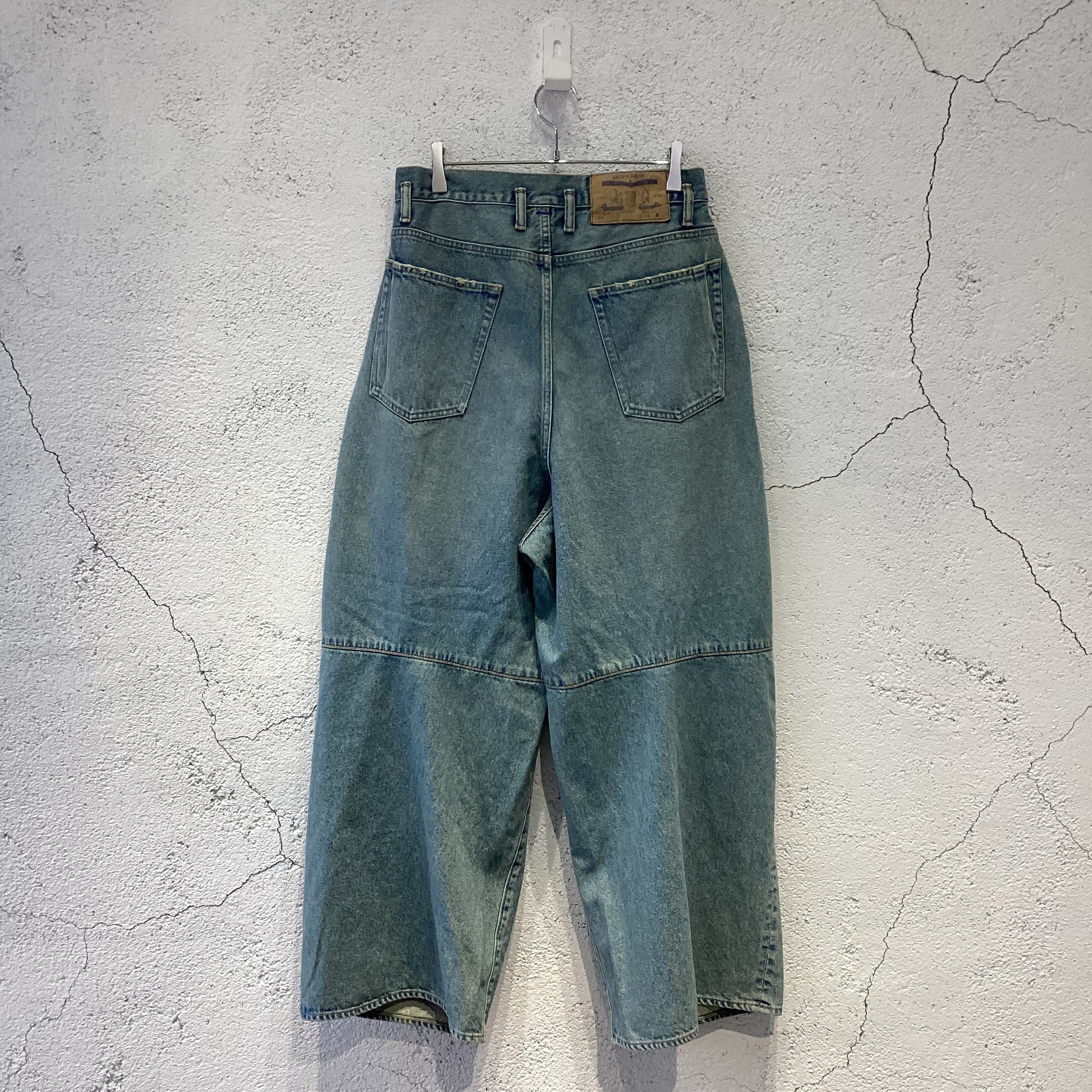SHINYAKOZUKA / DAMAGED ORDINARY CITY BAGGY(ISSUE #8) / INDIGO
