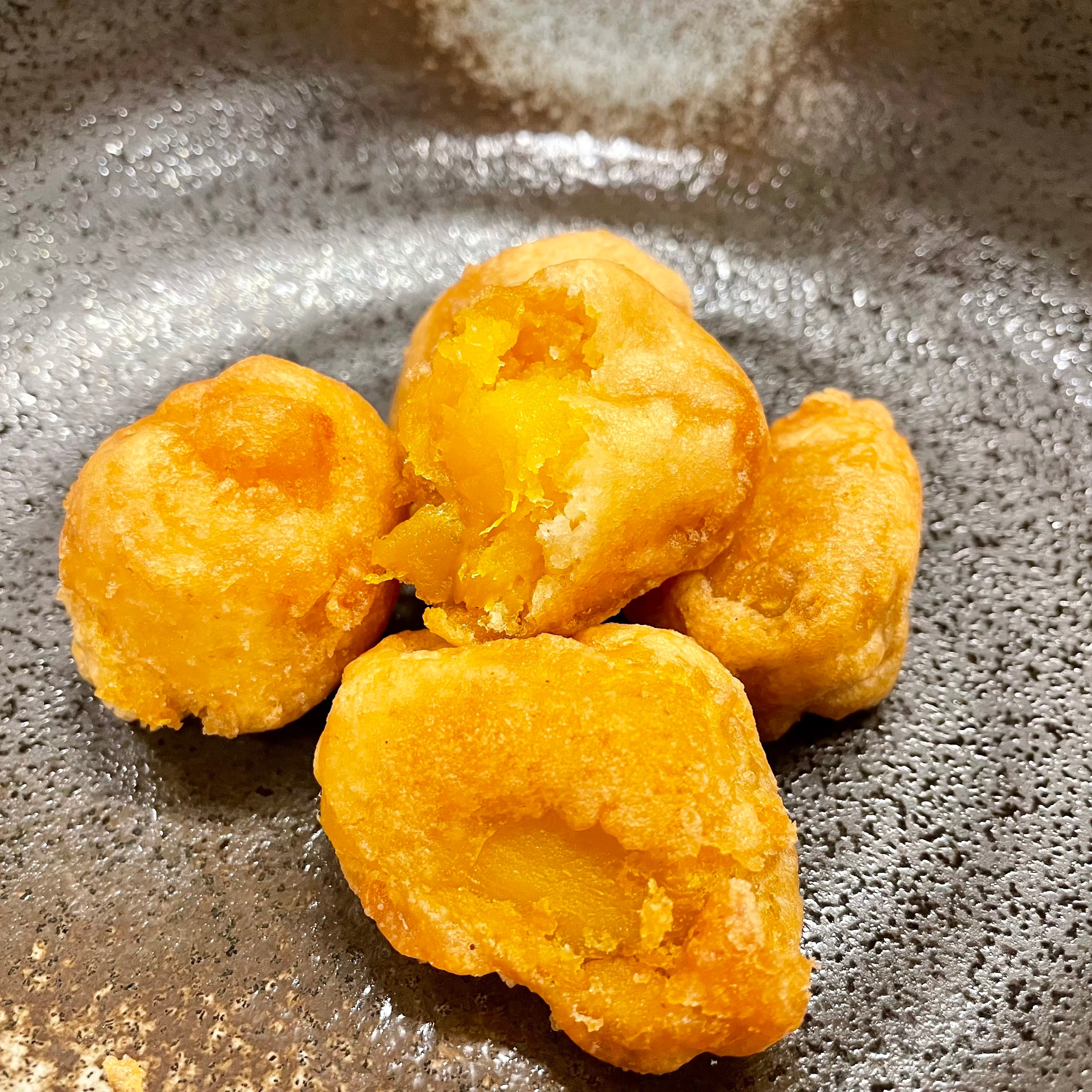 自社農園栽培さつまいも「いも天」冷凍