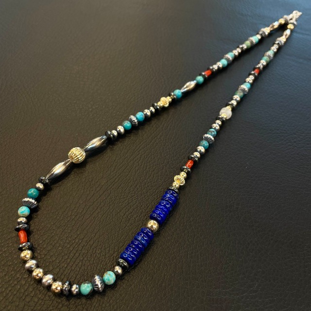 ブライト（Bright）ネックレス（Wave Lapis Lazuli）55cm