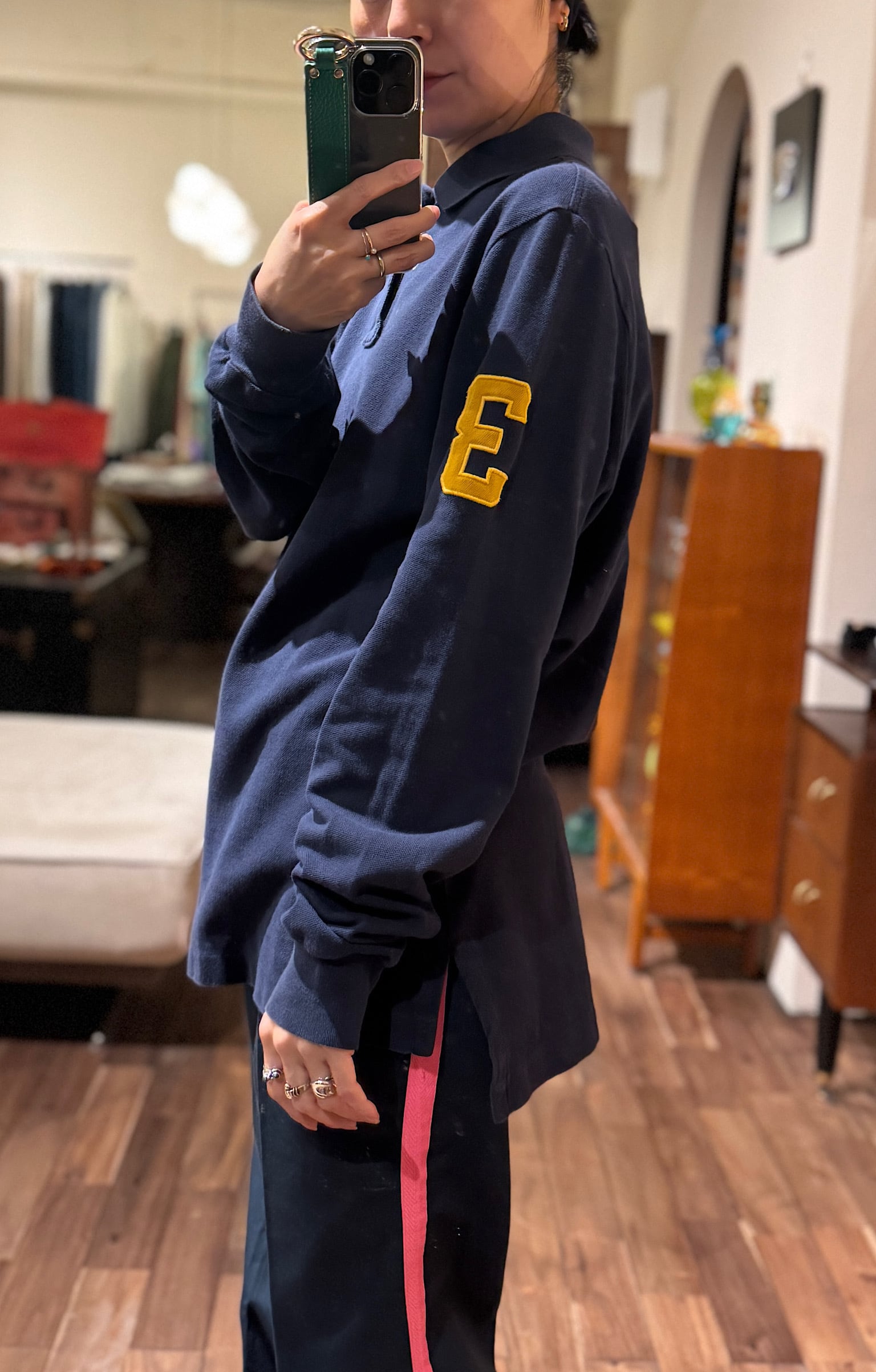 POLO RALPH LAUREN ネイビー刺繍 ポロシャツ お取り置き】