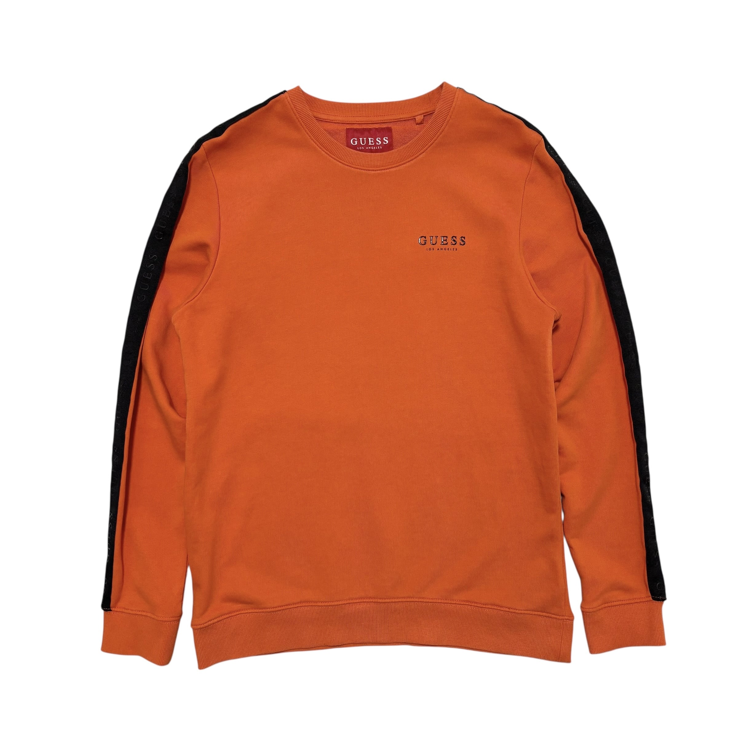 古着 ゲス GUESS スウェットシャツ トレーナー オレンジ クリーニング済み メンズM