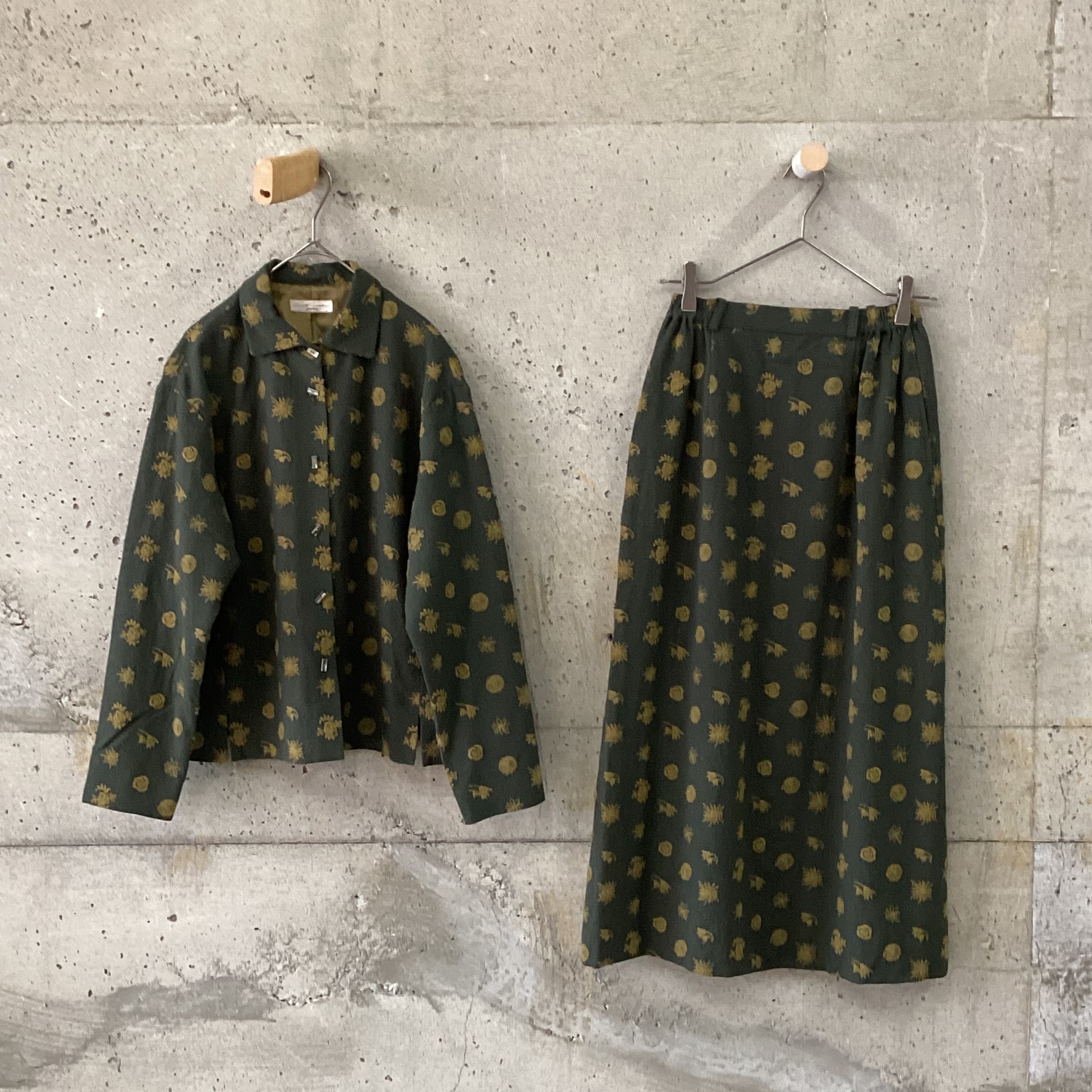 Deep Green Embroidered Set