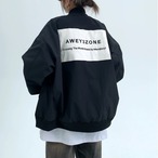 Retro Back Patched Embroidered Baseball Jacket (NC061)