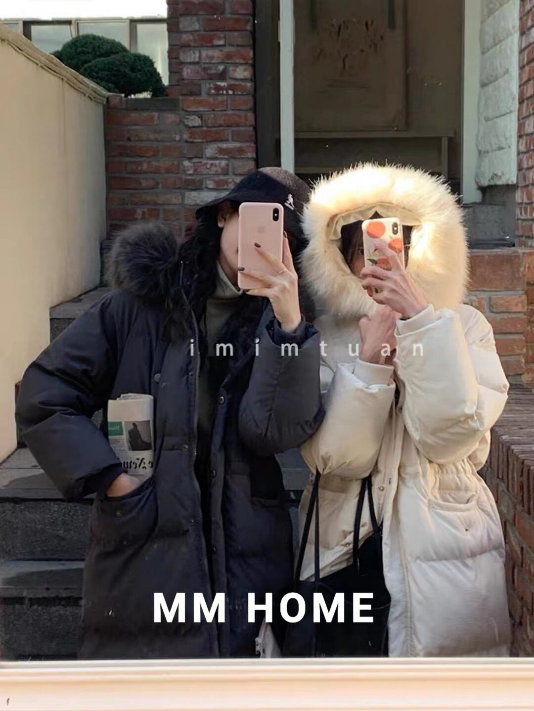 中綿ロングジャンパー　AJ42441-6680