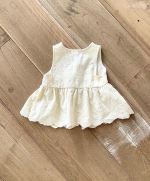 【NEW秋服】レースベストベビーワンピース / BEBEHOLIC / おえかけ服 / お祝い服 / ベビー服