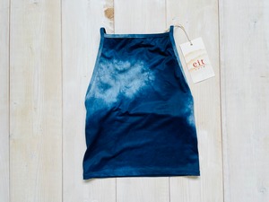 eit swim 【High Neck Swim Tank 藍染】size S