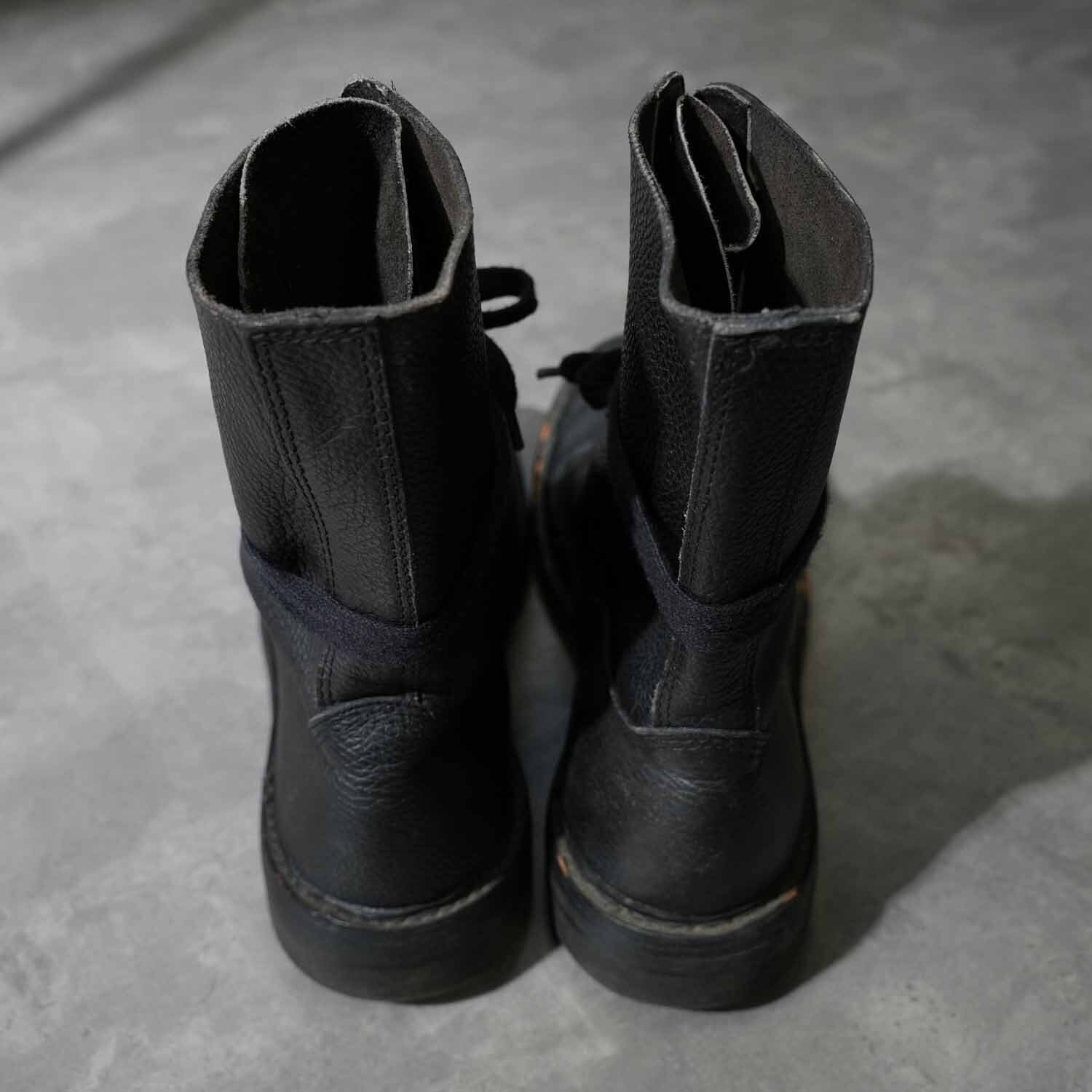 90s ベルギー軍 レザーブーツ 表記46（28.5cm前後）コンバットブーツ