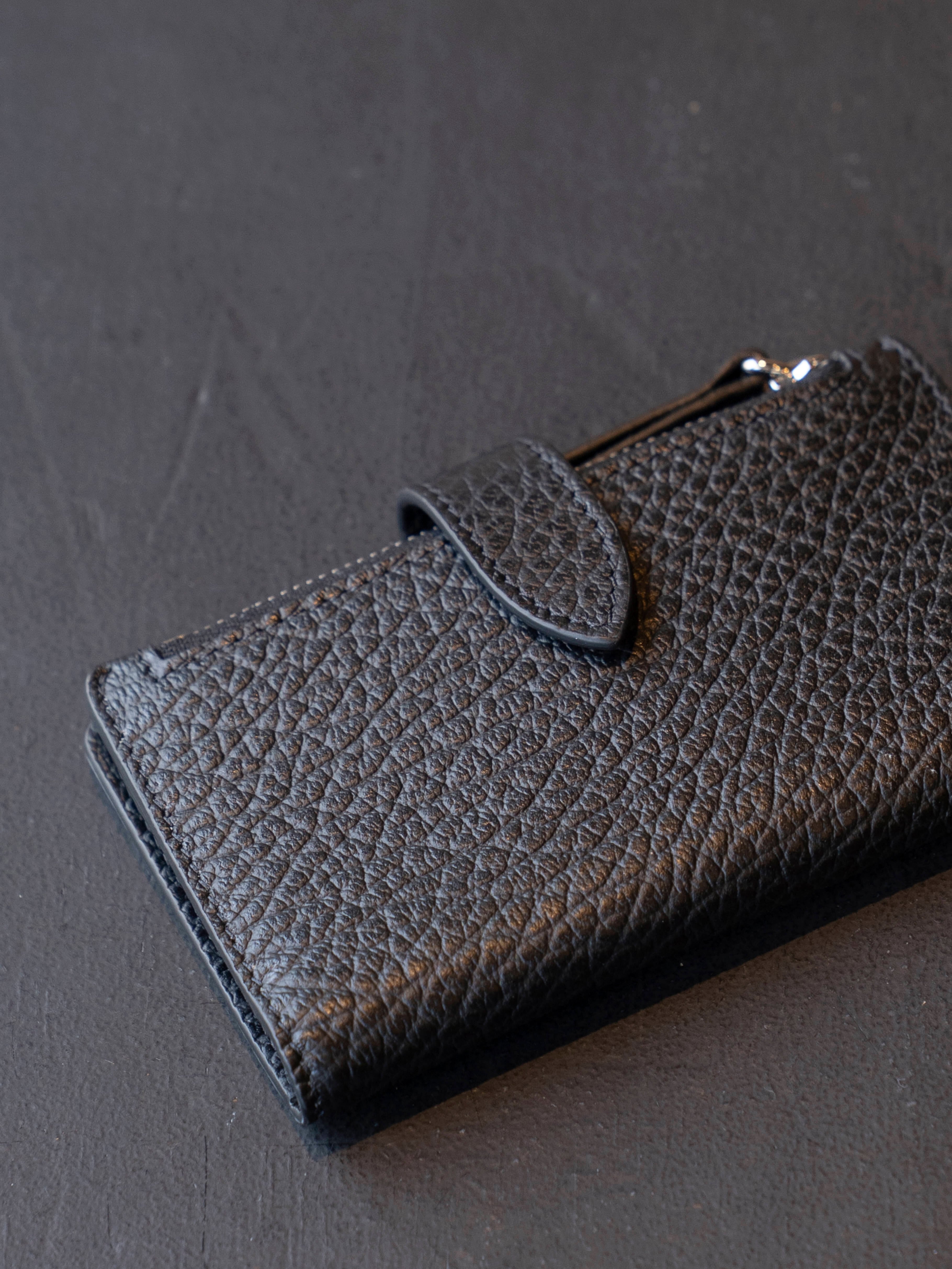 MAISON MARGIELA CARD HOLDER CLIP 2 WITH ZIP Black