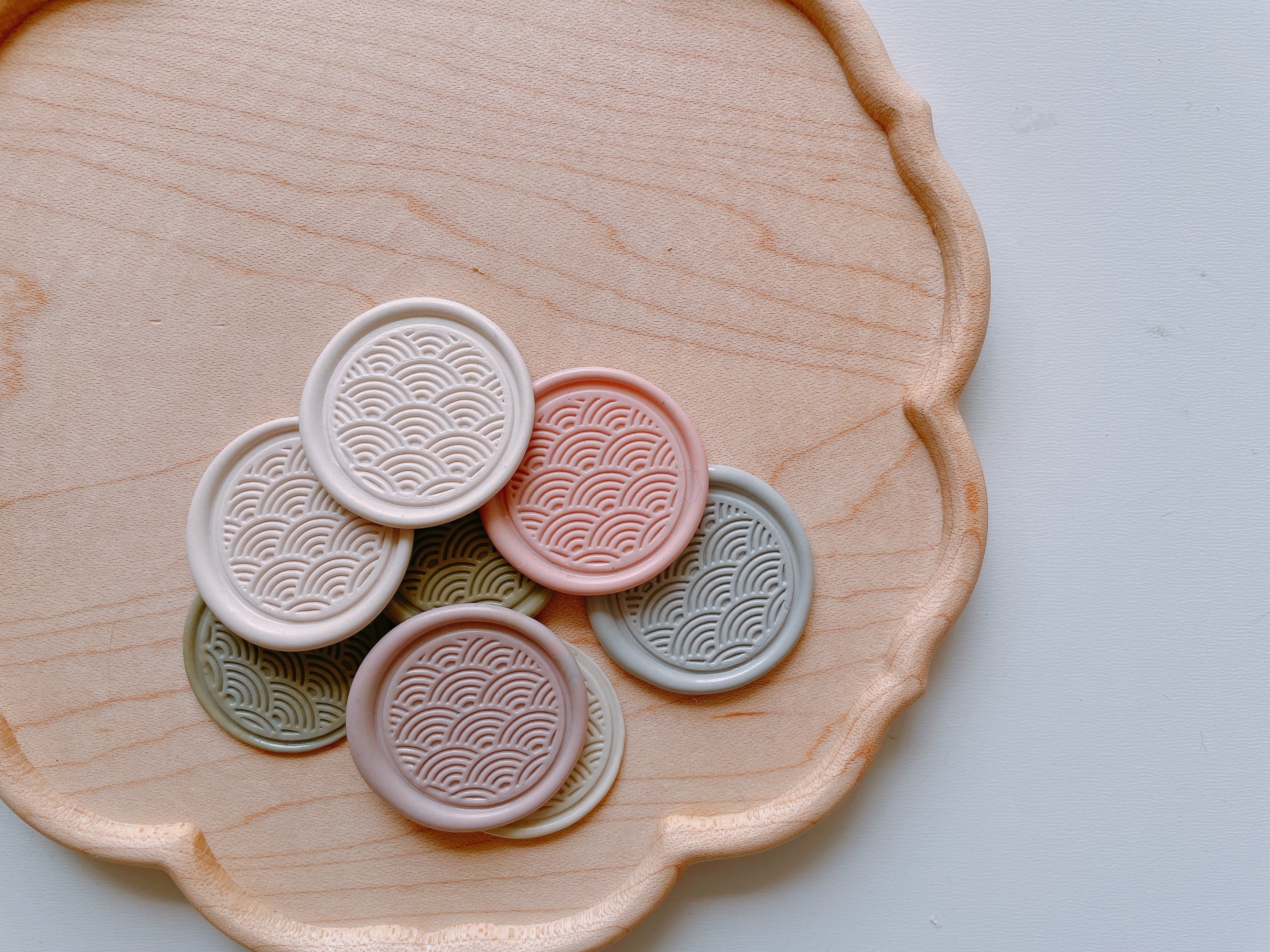 Wax Stamp -和柄-nami／スタンプヘッド