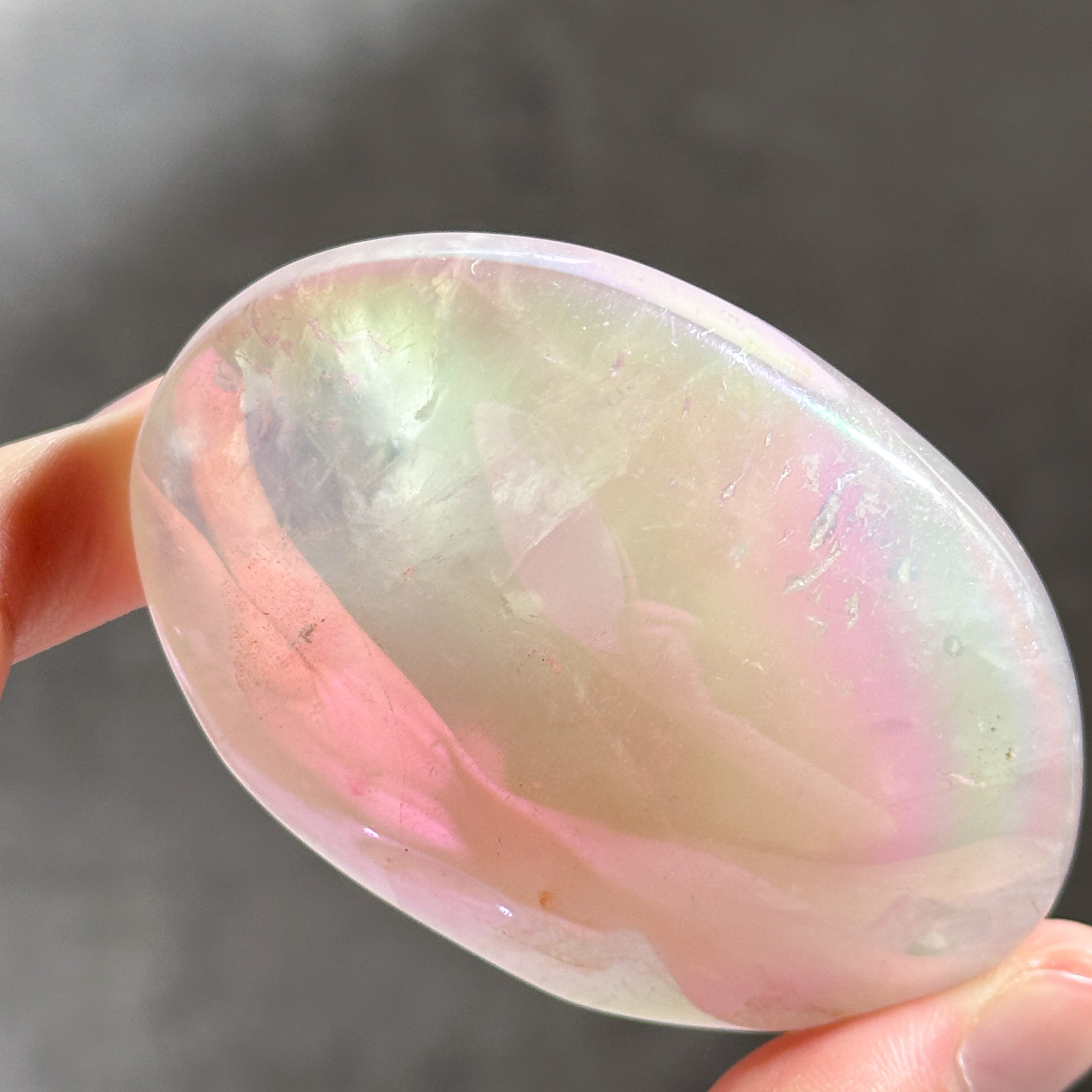 エンジェルオーラローズクォーツ パーム03✧ Angel Aura Rose Quartz