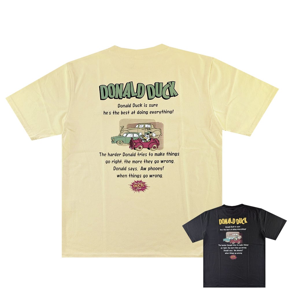 ディズニー 半袖 Tシャツ メンズ ドナルド ダック Disney グッズ 6277