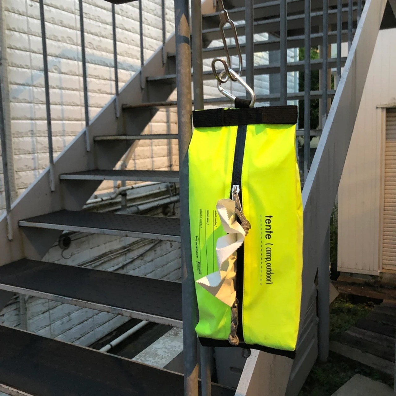 [WEEKENDER] tente Reflection/YELLOW/weekender/ティッシュケース/アウトドア