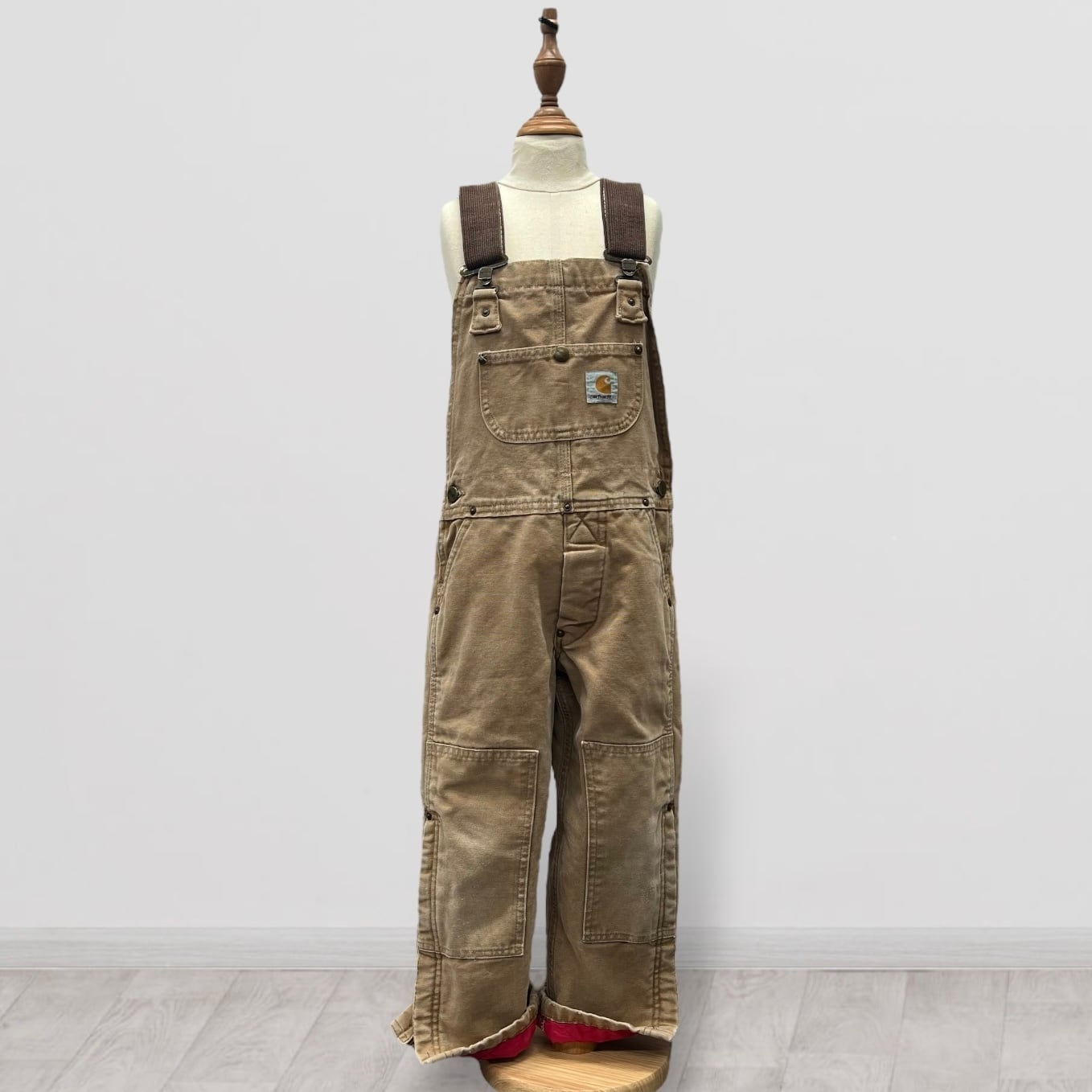 5-7T】Carhartt brown duck overall カーハート ブラウンダック